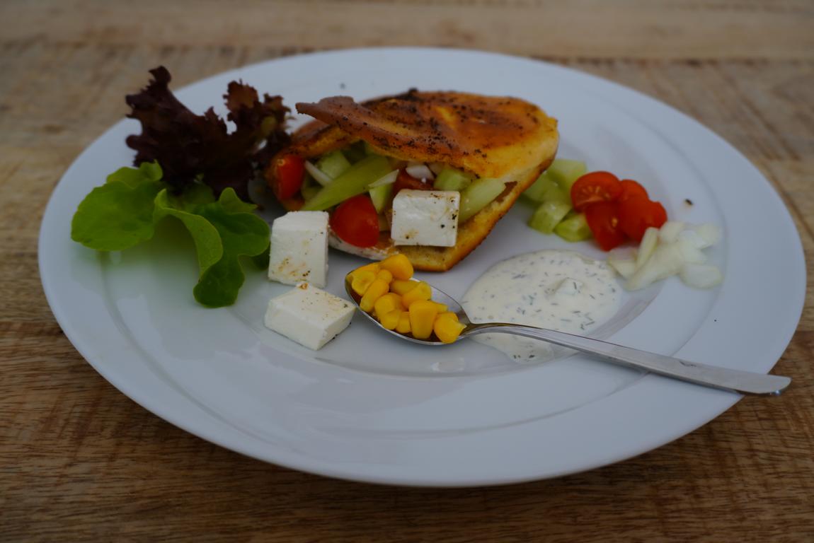Vegetarischer Griechndöna